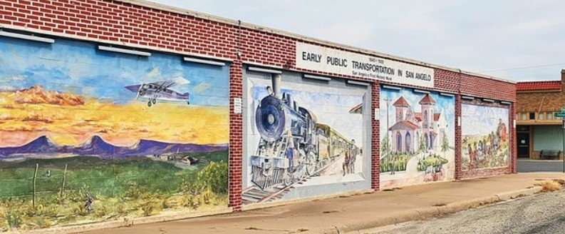 Historical Murals of San Angelo and Paintbrush Alley